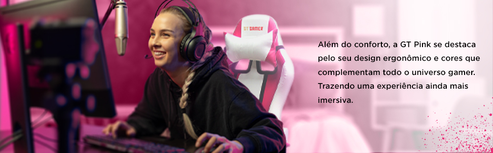Cadeira Gamer GT Pink